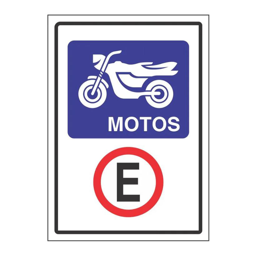 Placa Estacionamento Exclusivo para motos